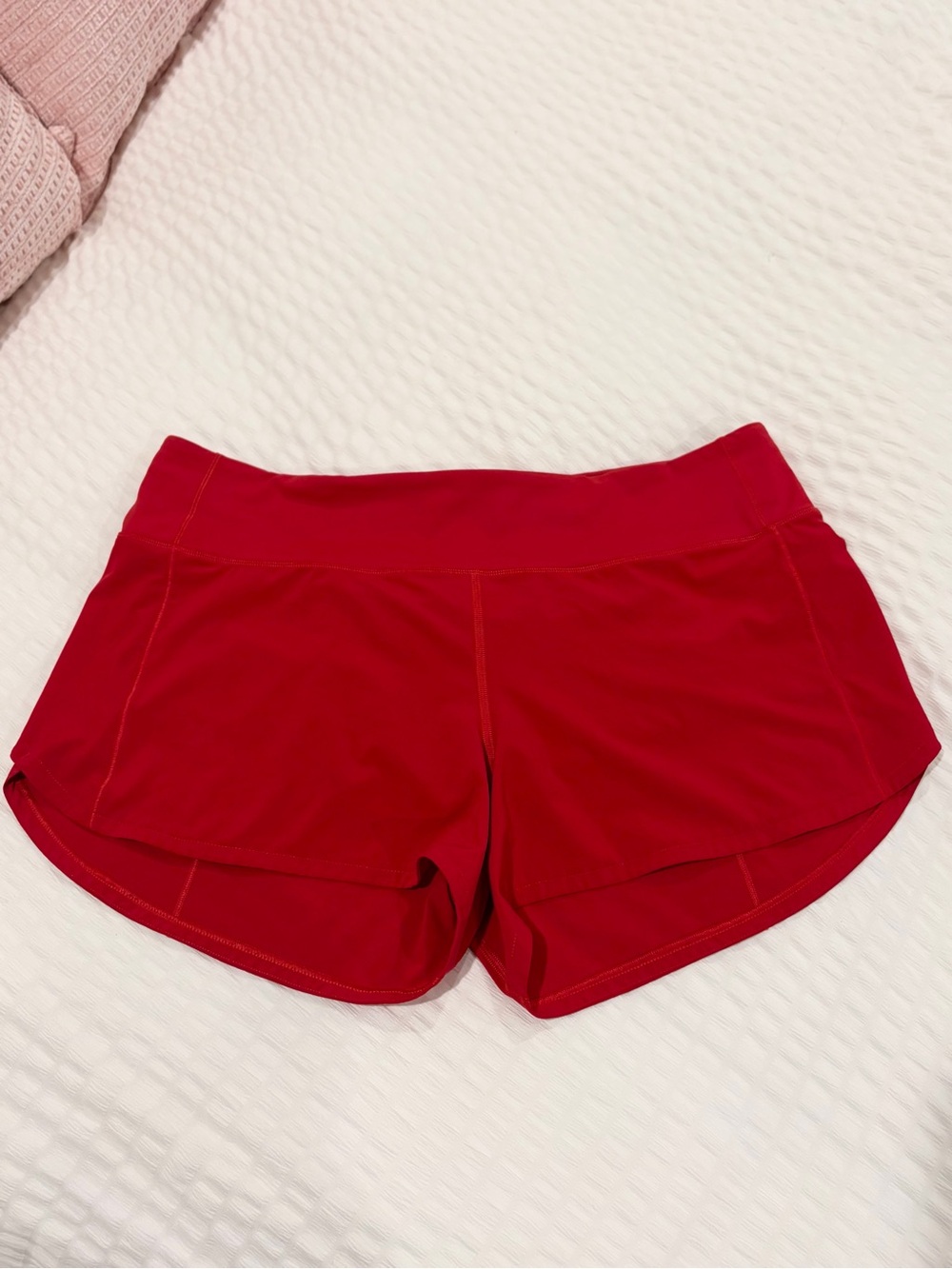 lululemon athletica Red Speed-Up Athletic Running Shorts 4 inch OLD STYLE:)